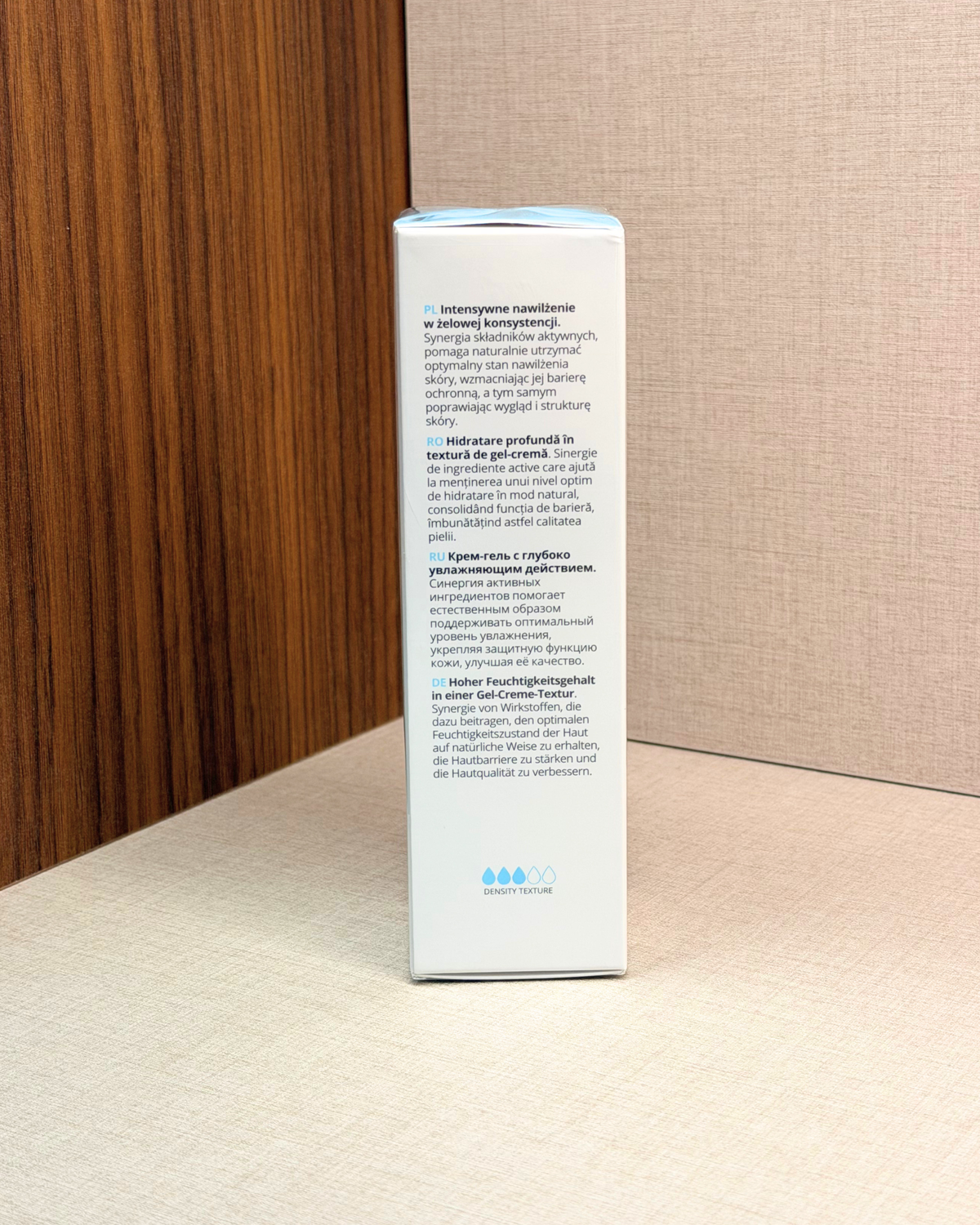 Mediderma Hylanses HA Advance Gel 50 ml – hidratacija brez teže s 3 vrstami hialurona – zadnja stran škatle z besedilom | Dr. Fabjan Cosmetics Slovenija – spletna trgovina kozmetike, za katero stoji največja poliklinika v Sloveniji, Estetika Fabjan